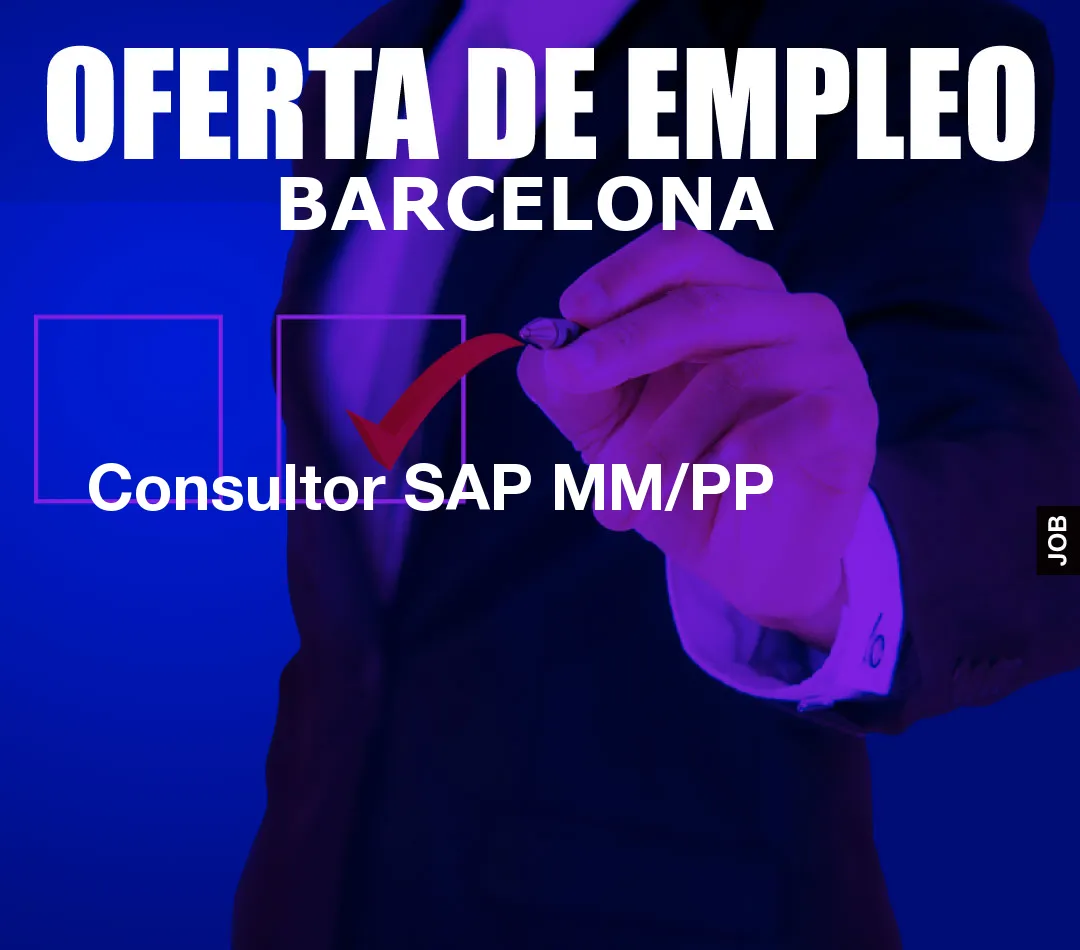 Consultor SAP MM/PP