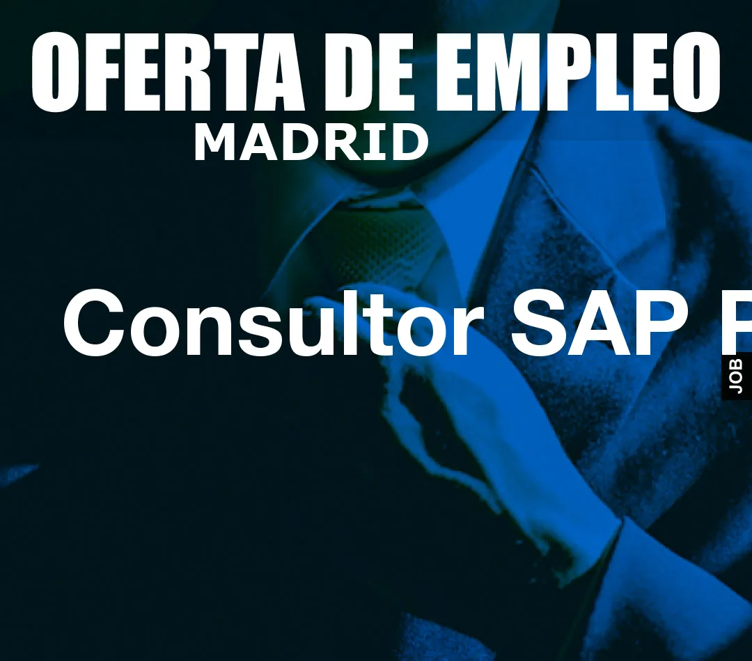 Consultor SAP PP