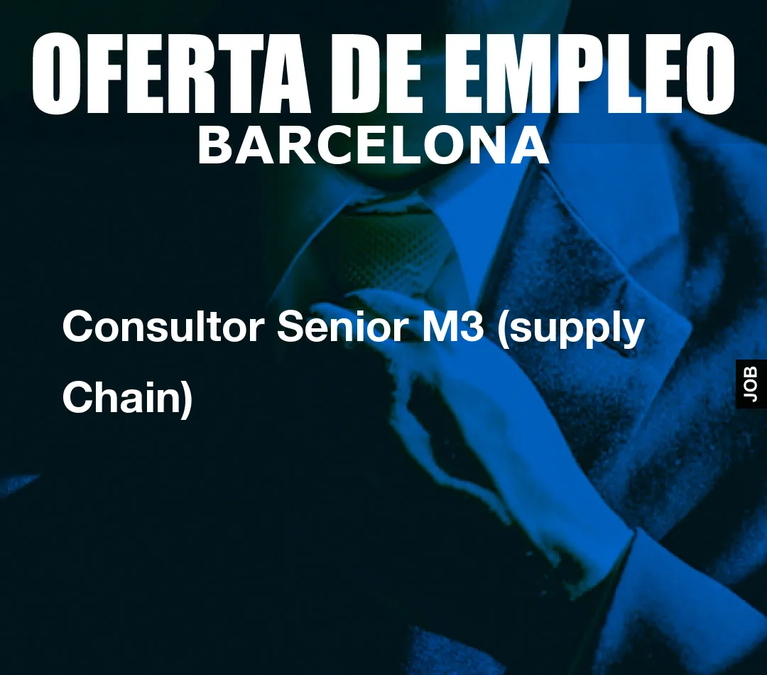 Consultor Senior M3 (supply Chain)