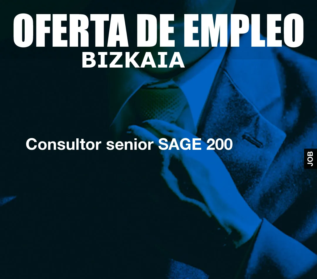 Consultor senior SAGE 200