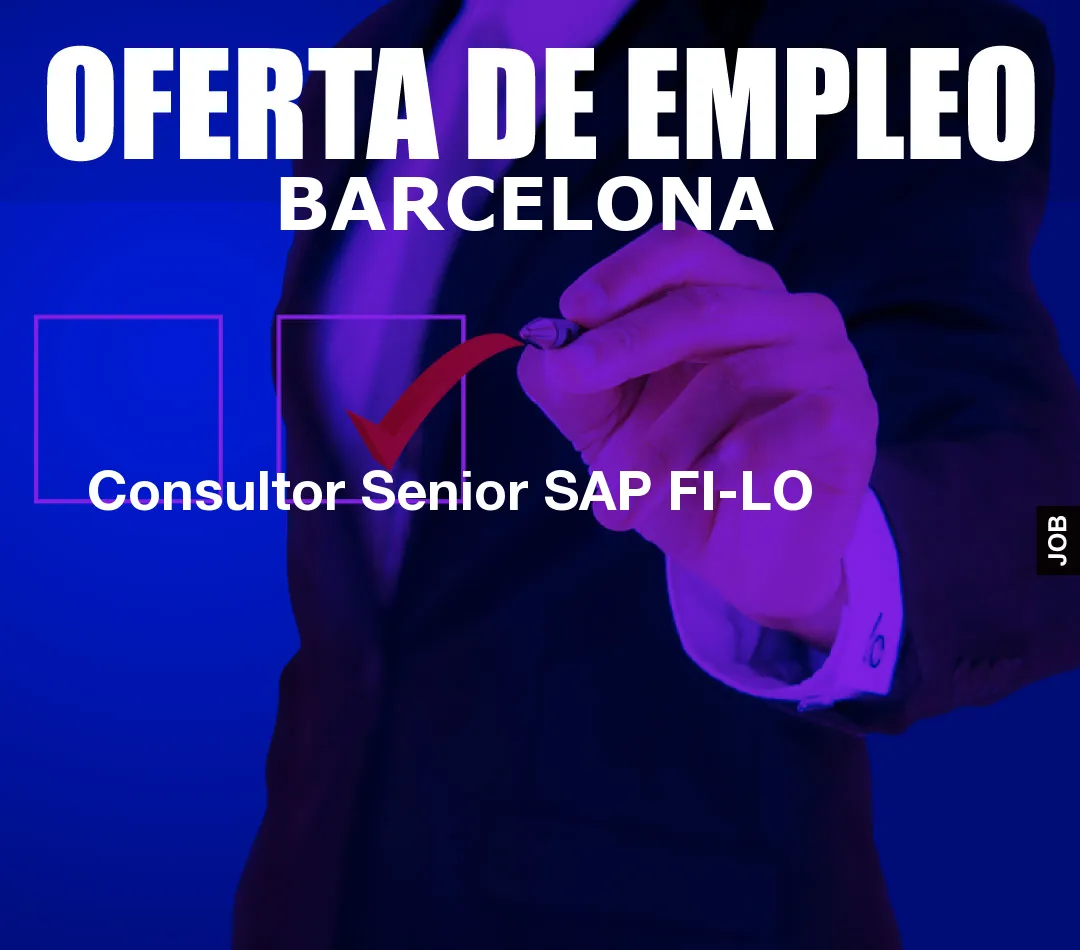 Consultor Senior SAP FI-LO