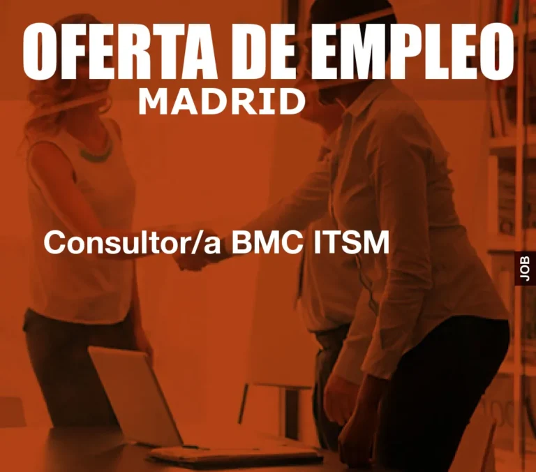 Consultor/a BMC ITSM