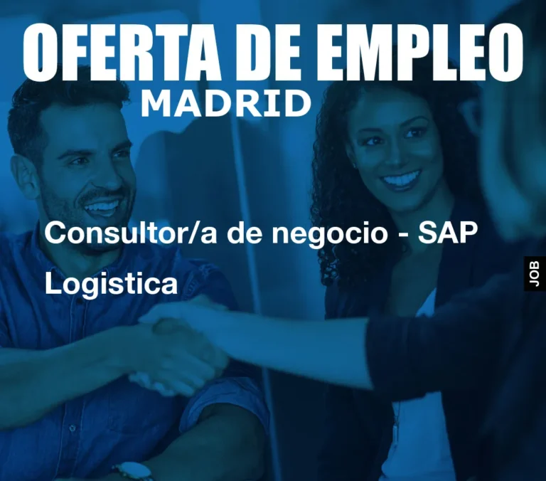 Consultor/a de negocio – SAP Logistica