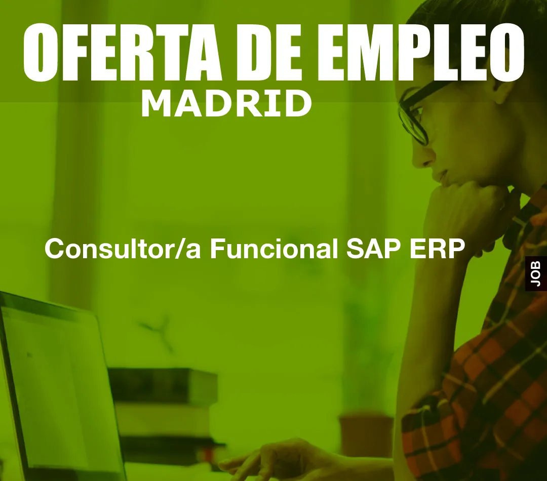 Consultor/a Funcional SAP ERP