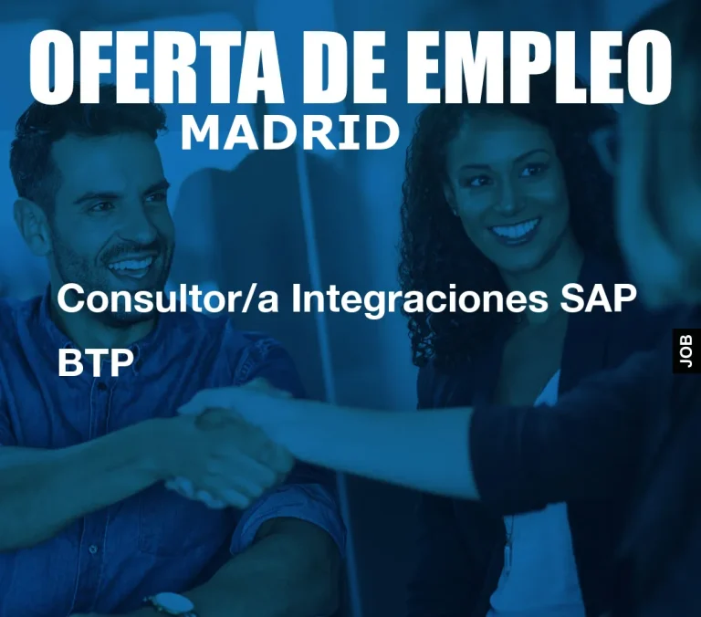 Consultor/a Integraciones SAP BTP