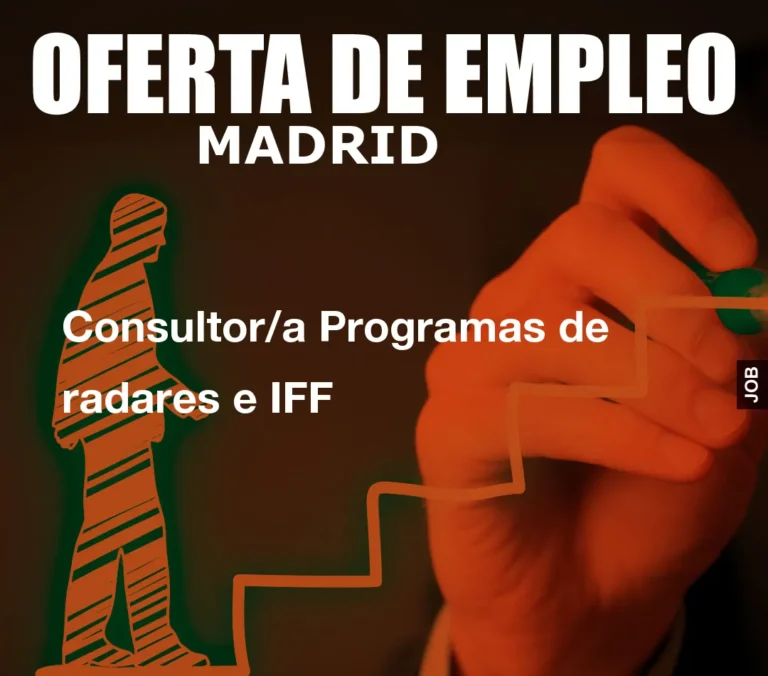 Consultor/a Programas de radares e IFF