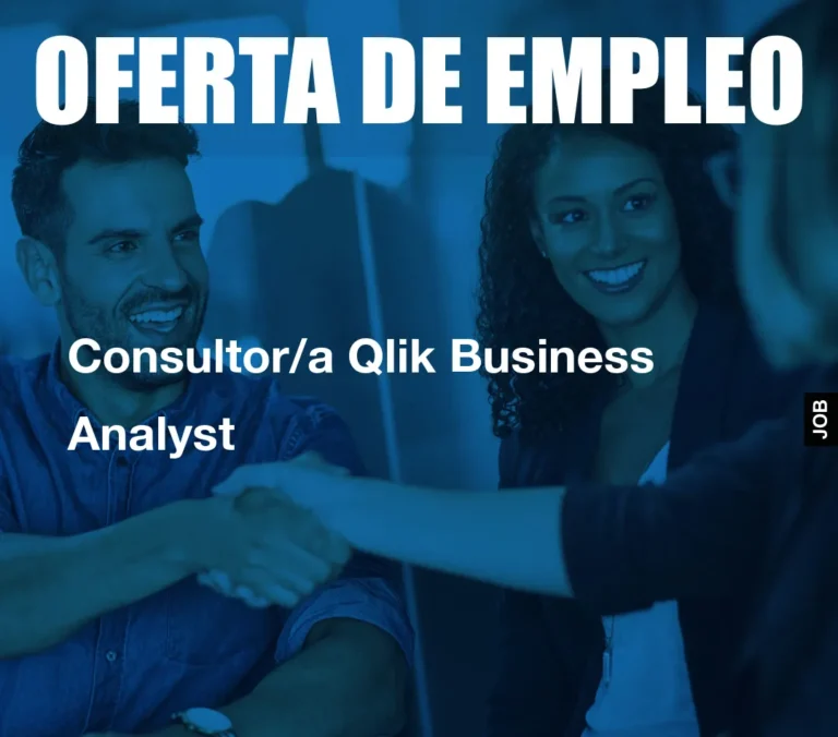 Consultor/a Qlik Business Analyst