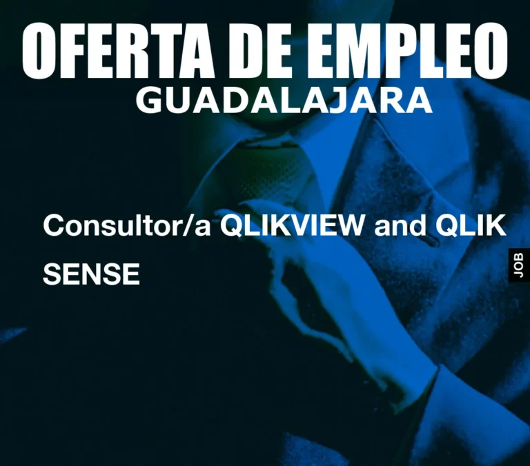 Consultor/a QLIKVIEW and QLIK SENSE