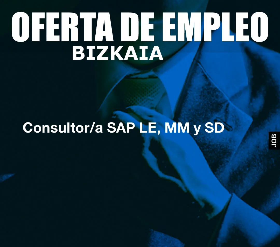 Consultor/a SAP LE, MM y SD