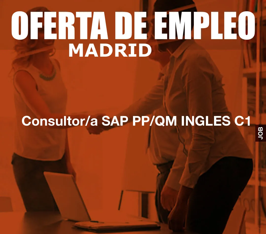 Consultor/a SAP PP/QM INGLES C1
