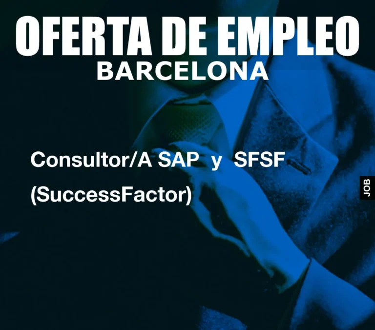 Consultor/A SAP  y  SFSF (SuccessFactor)