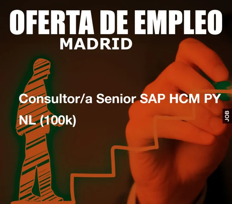 Consultor/a Senior SAP HCM PY NL (100k)