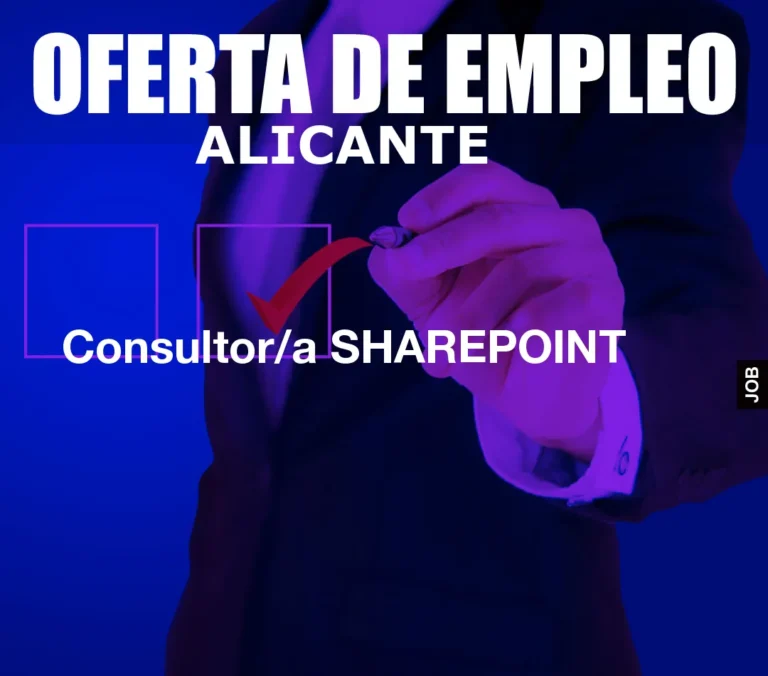 Consultor/a SHAREPOINT