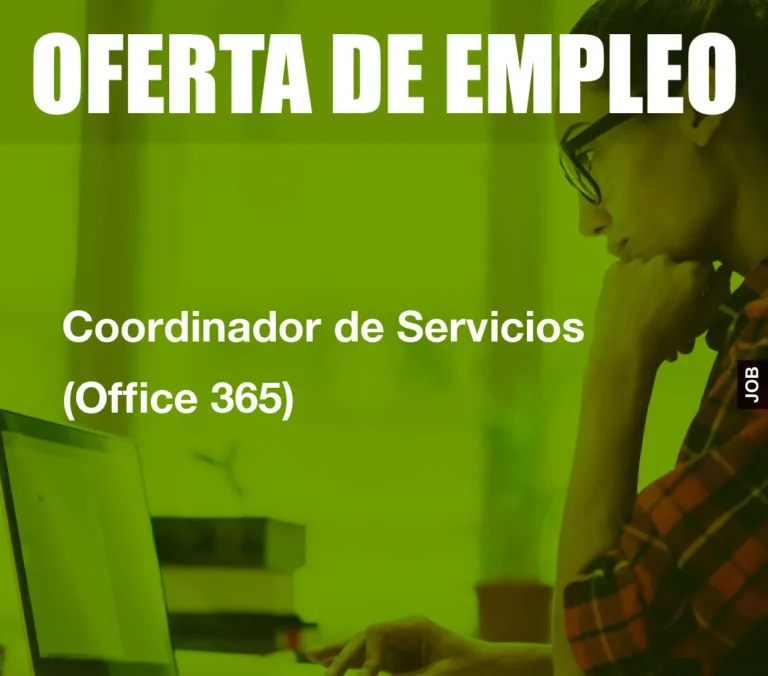 Coordinador de Servicios (Office 365)