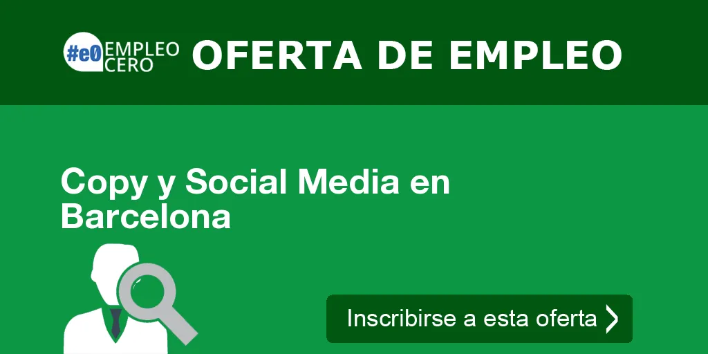 Copy y Social Media en Barcelona
