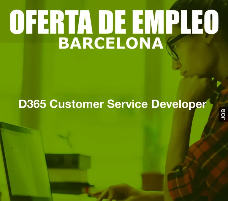 D365 Customer Service Developer
