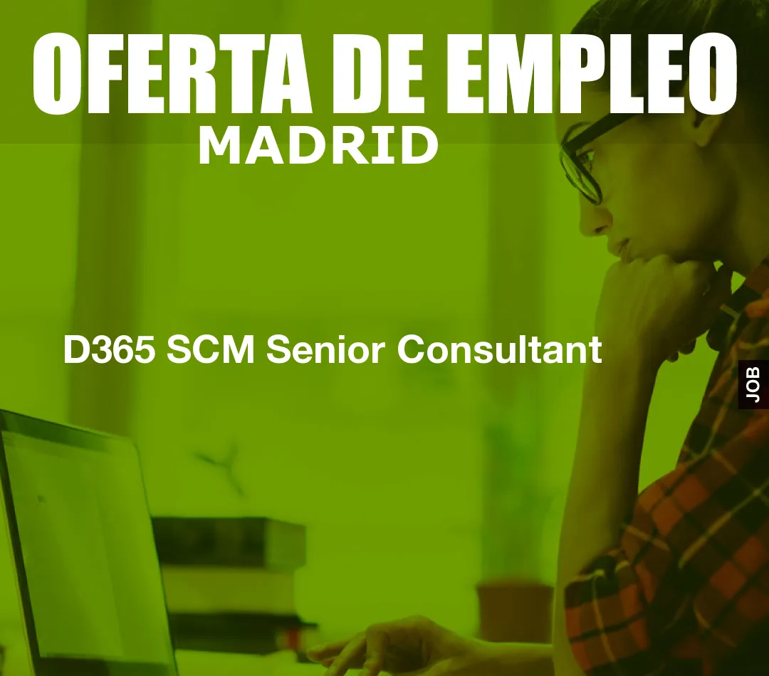D365 SCM Senior Consultant