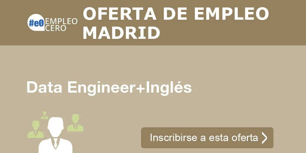 Data Engineer+Inglés