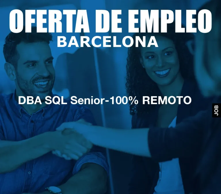 DBA SQL Senior-100% REMOTO