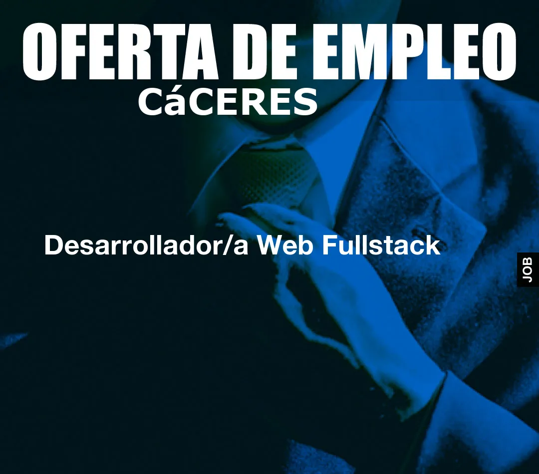 Desarrollador/a Web Fullstack