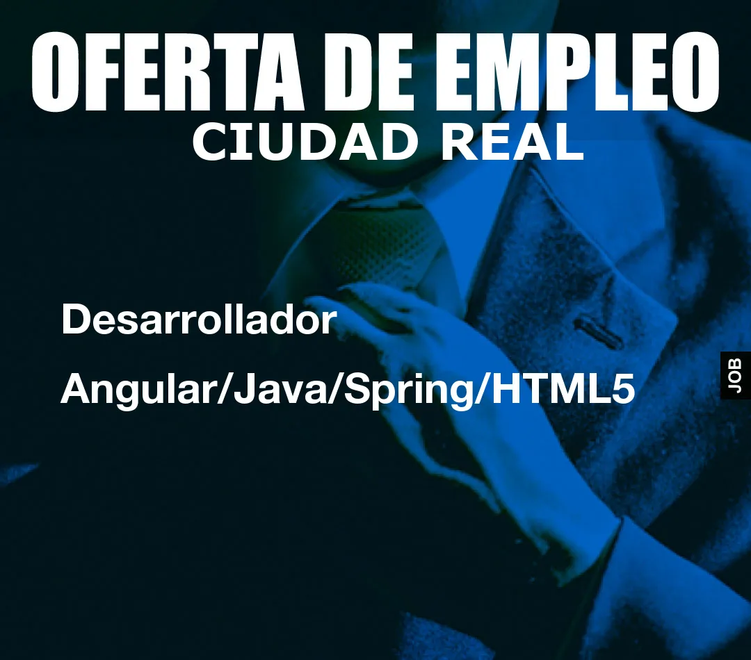 Desarrollador Angular/Java/Spring/HTML5