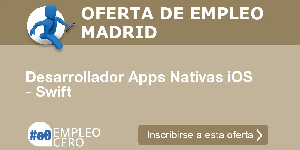 Desarrollador Apps Nativas iOS - Swift