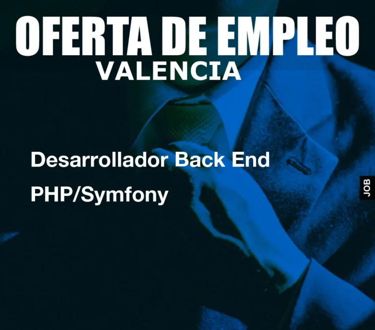 Desarrollador Back End PHP/Symfony