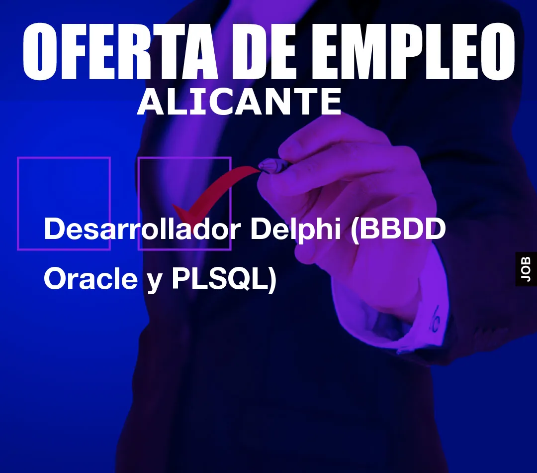 Desarrollador Delphi (BBDD Oracle y PLSQL)