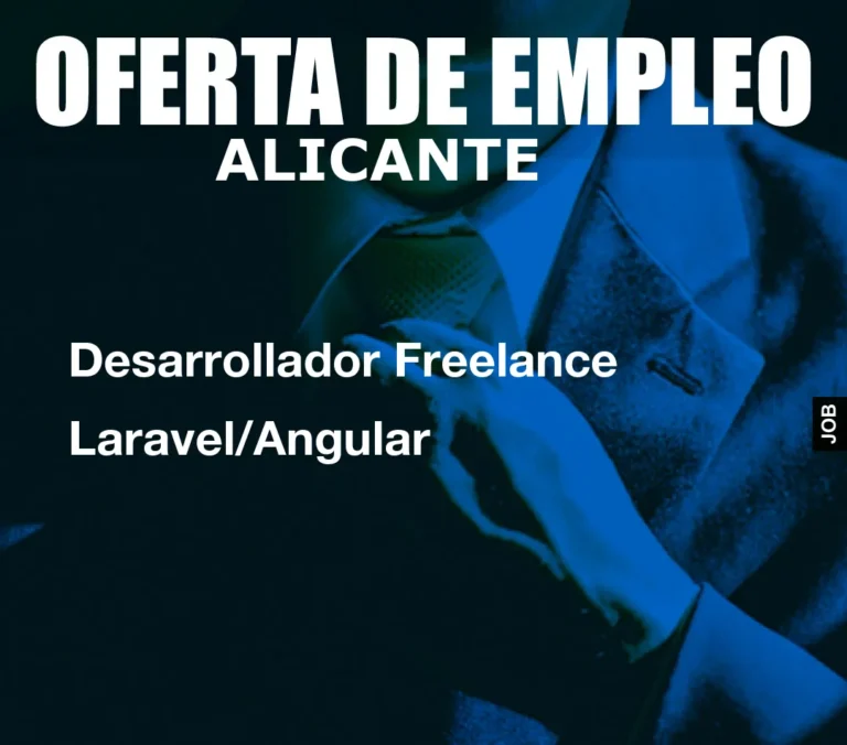Desarrollador Freelance Laravel/Angular