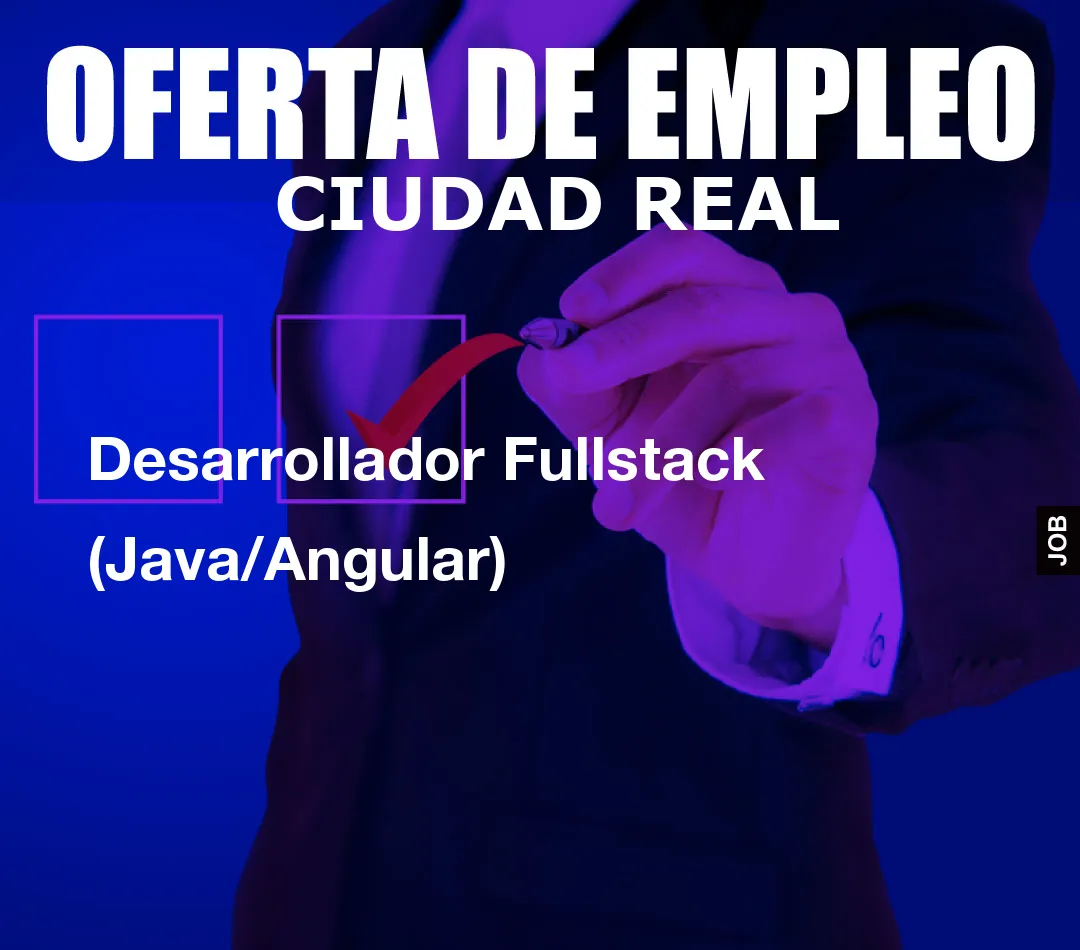 Desarrollador Fullstack (Java/Angular)