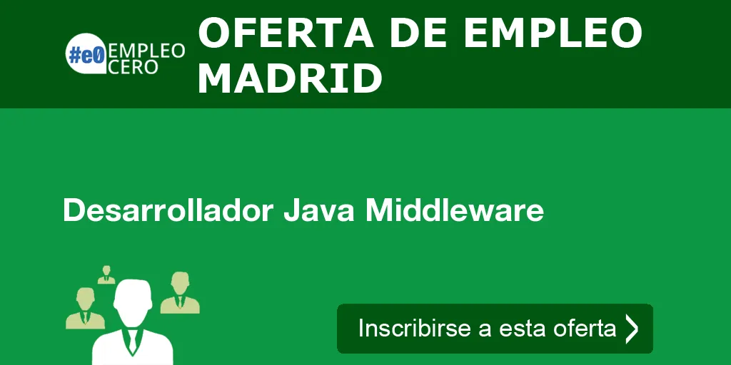 Desarrollador Java Middleware