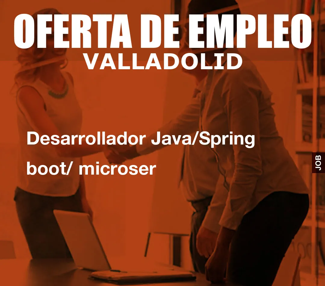 Desarrollador Java/Spring boot/ microser