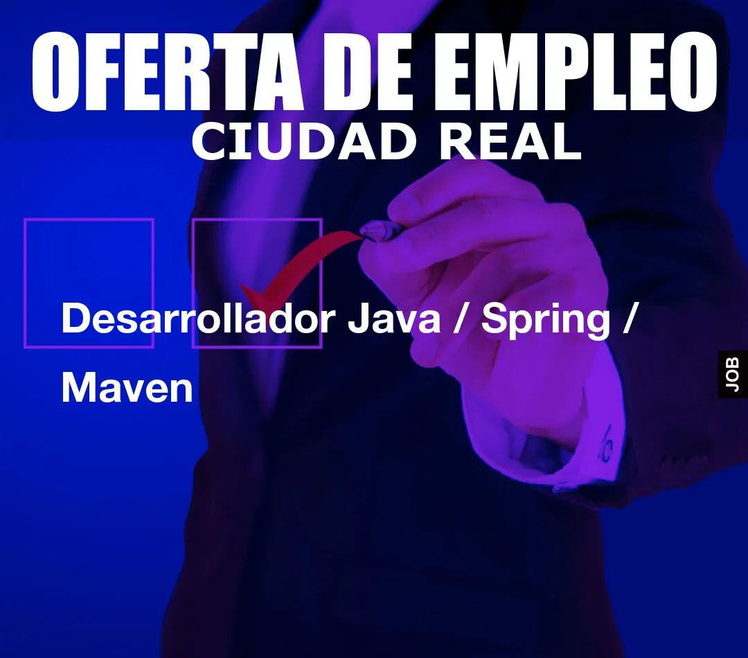 Desarrollador Java / Spring / Maven