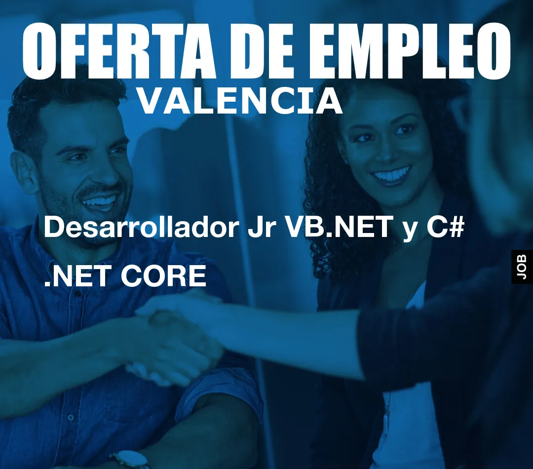 Desarrollador Jr VB.NET y C# .NET CORE