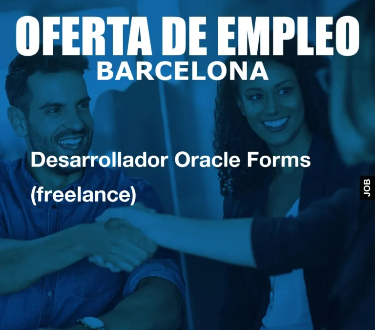 Desarrollador Oracle Forms (freelance)