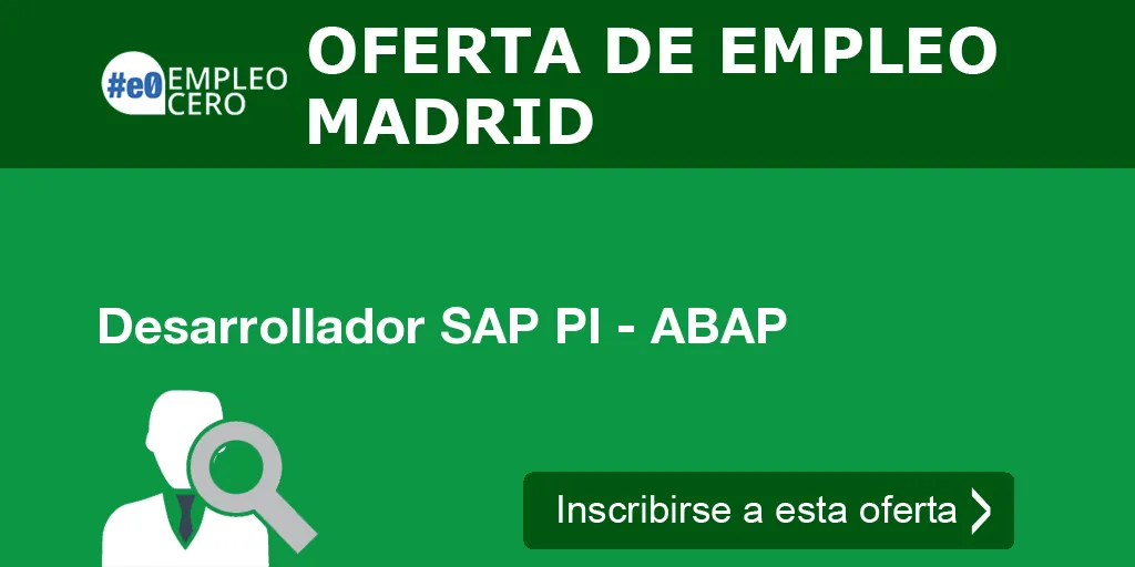 Desarrollador SAP PI - ABAP