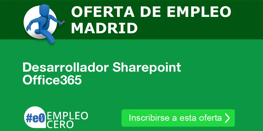 Desarrollador Sharepoint Office365