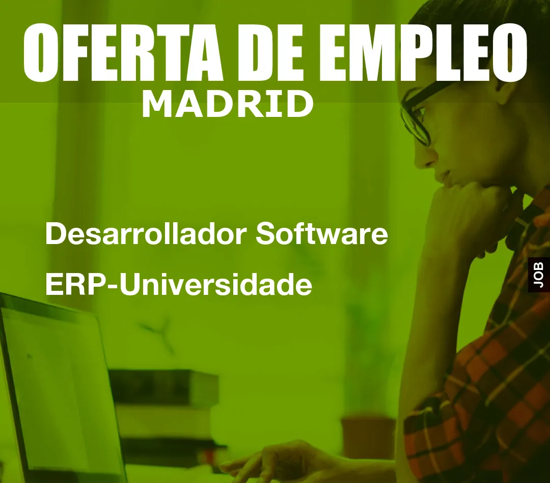 Desarrollador Software ERP-Universidade
