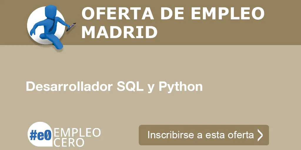 Desarrollador SQL y Python