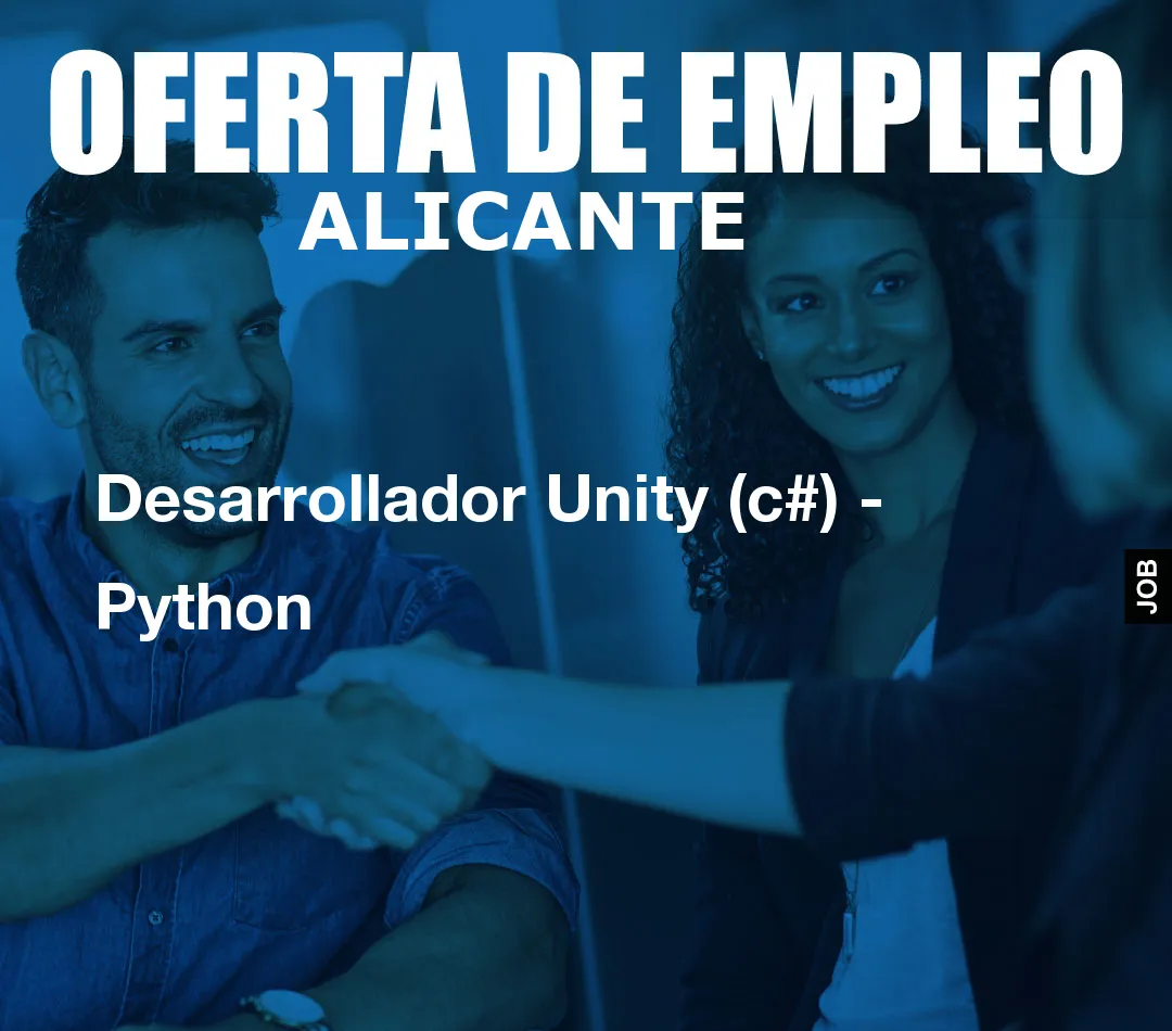 Desarrollador Unity (c#) – Python