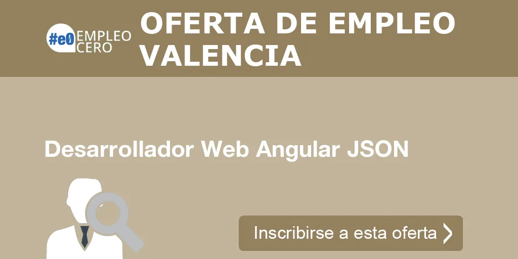Desarrollador Web Angular JSON
