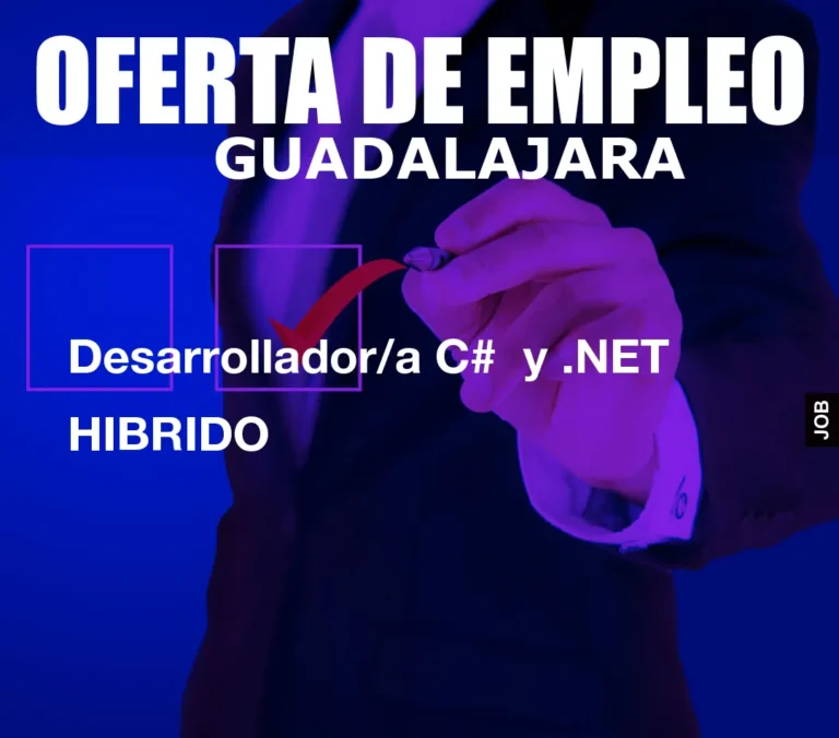 Desarrollador/a C#  y .NET HIBRIDO