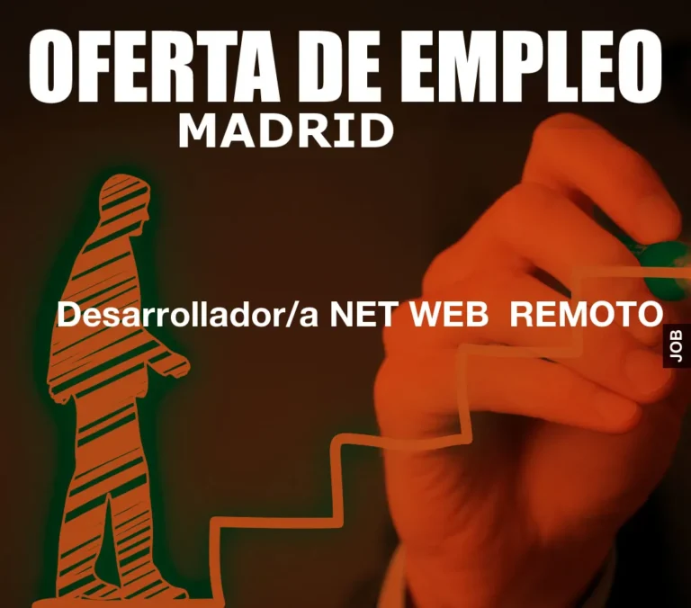 Desarrollador/a NET WEB  REMOTO