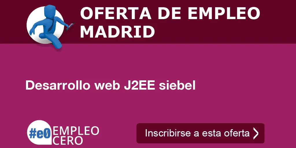 Desarrollo web J2EE siebel