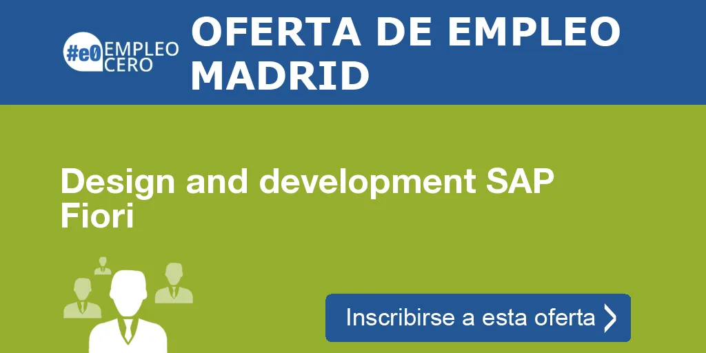Design and development SAP Fiori