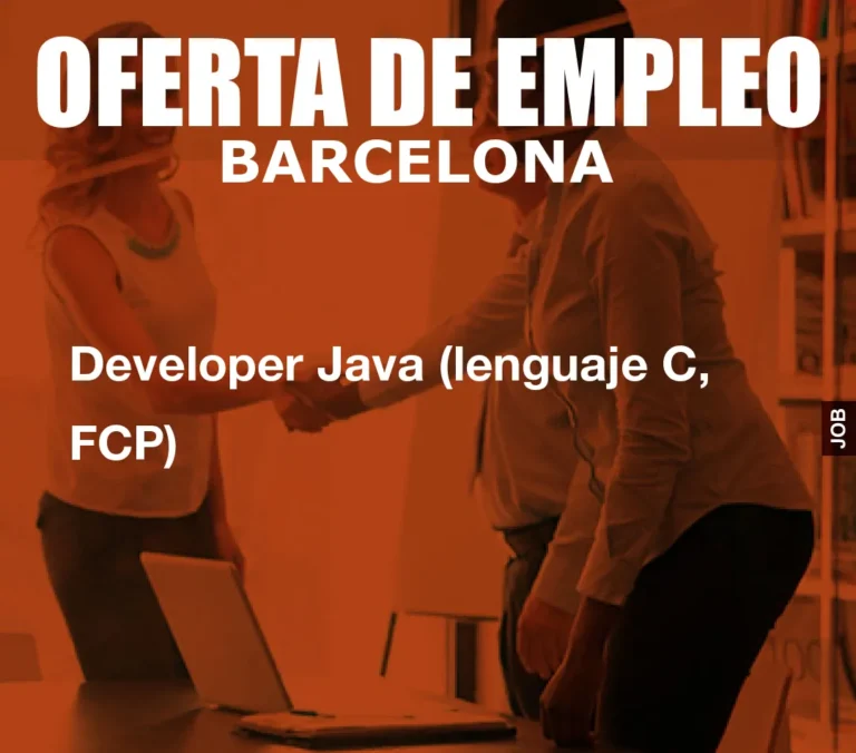 Developer Java (lenguaje C, FCP)