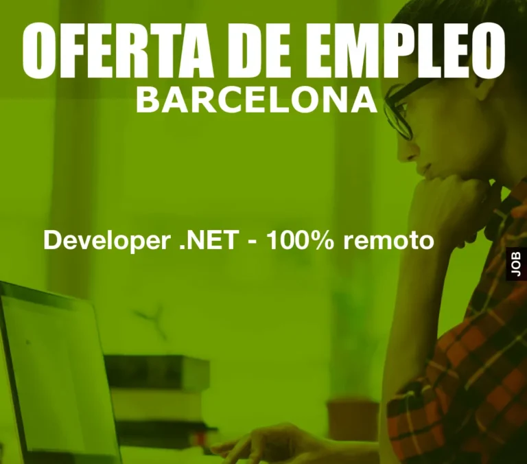 Developer .NET – 100% remoto