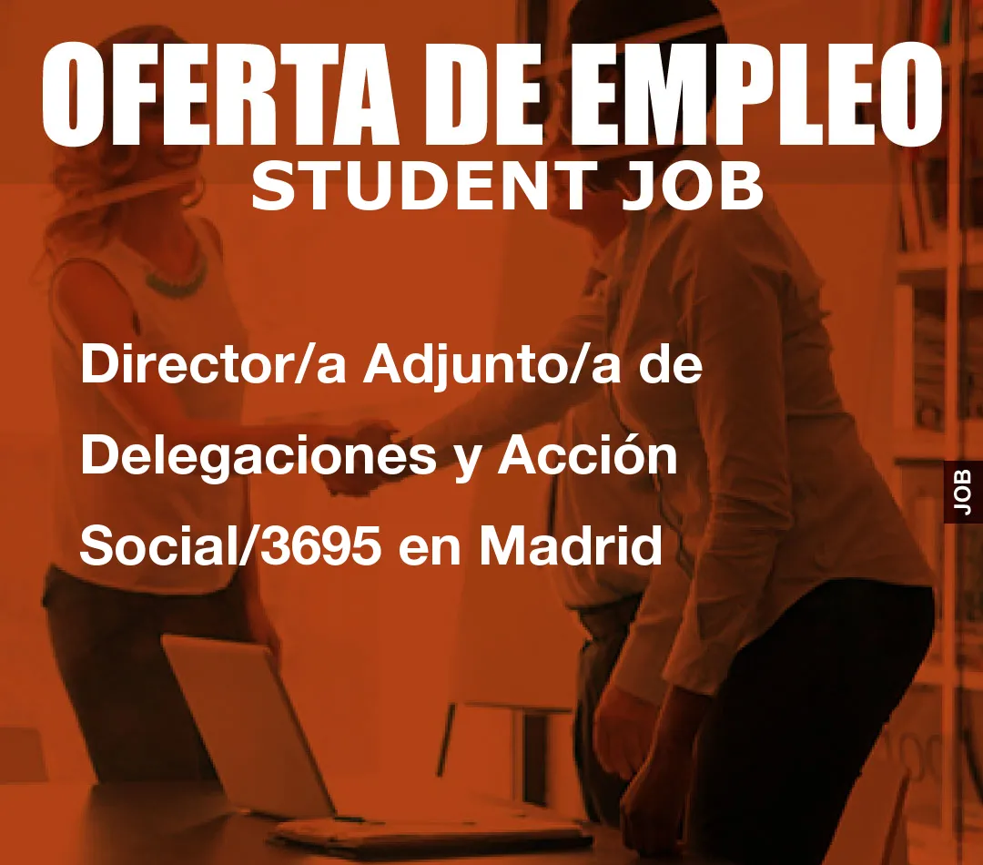 Director/a Adjunto/a de Delegaciones y Acción Social/3695 en Madrid