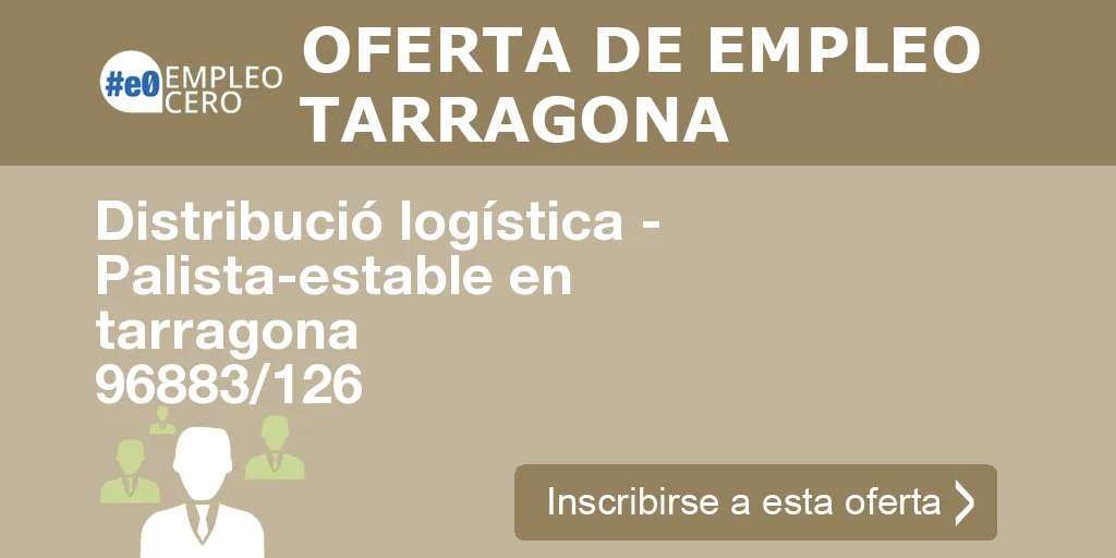Distribució logística - Palista-estable en tarragona 96883/126