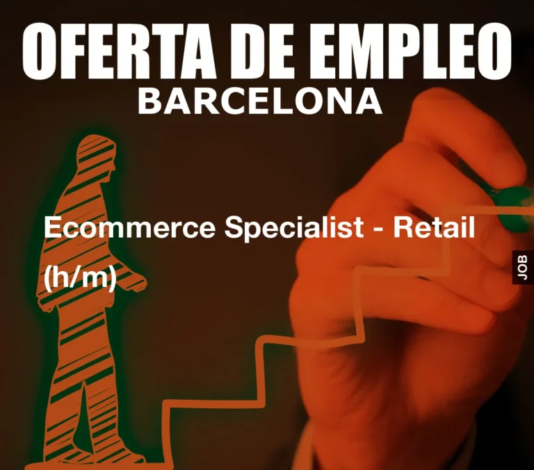 Ecommerce Specialist – Retail (h/m)